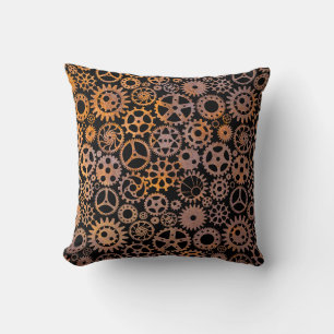 Rusty Gears Steampunk Kissen