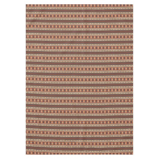 Rusty Geometry Boho Print Tischdecke (Vorderseite)