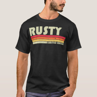RUSTY Gift Name Personalisiert Funny Retro Vintag T-Shirt