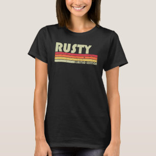 RUSTY Gift Name Personalisiert Funny Retro Vintag T-Shirt