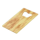 Rusty Gold Abstrakt Kreditkartenflaschenöffner (Rückseite Schrägansicht)