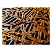 Rusty Grate Fotodruck (Vorne)