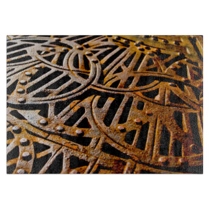 Rusty Grate Schneidebrett