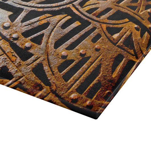 Rusty Grate Schneidebrett (Ecke)
