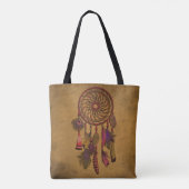 Rusty Grunge | Boho Dreamcatcher Tasche (Rückseite)