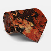 Rusty Grunge Design Neck Tie Krawatte (Gerollt)