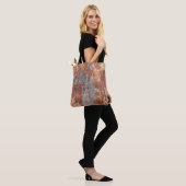 Rusty Grunge Tote Bag Tasche (Am Model)