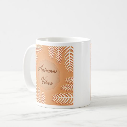 Rusty Herbst Vibrationen Kaffeetasse (Vorderseite Links)