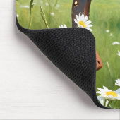 Rusty Horseshoe auf einem Stacheldraht Mousepad (Ecke)