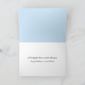 Rusty Horseshoe zum Geburtstag der Schwester Karte (Innenseite)