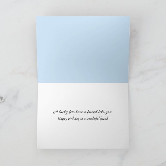 Rusty Horseshoe zum Geburtstag Karte (Innenseite)