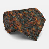 Rusty Iron Neck Tie Krawatte (Gerollt)