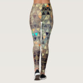Rusty Jester Robot Dreieck-Leggings Leggings (Rückseite)