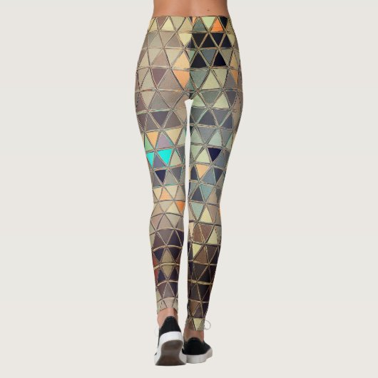 Rusty Jester Robot Dreieck-Leggings Leggings (Rückseite)