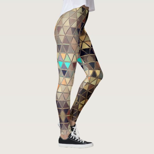 Rusty Jester Robot Dreieck-Leggings Leggings (Rechts)