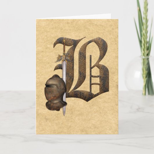 Rusty Knights Initial B (Vorderseite)