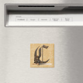 Rusty Knights Initial C Magnet (In Situ (Geschirrspüler))