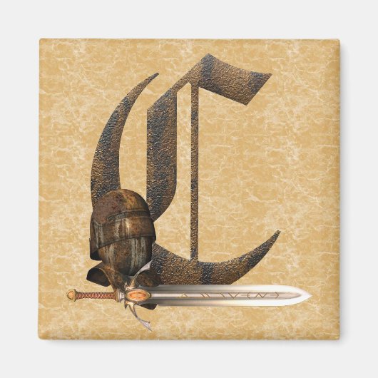 Rusty Knights Initial C Magnet (Vorne)