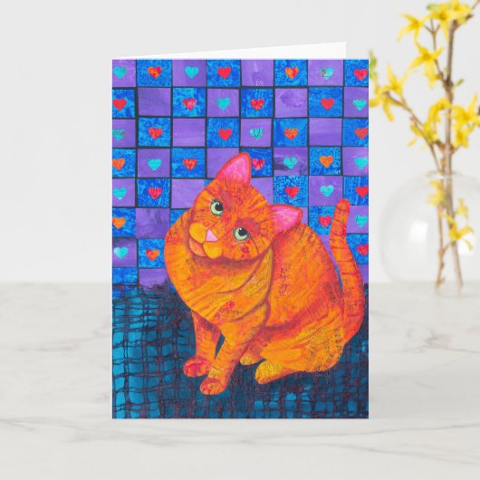 Rusty Liebe Karte (Gelbe Blume)