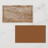 Rusty Marble Textured Business Card Visitenkarte (Vorne/Hinten)