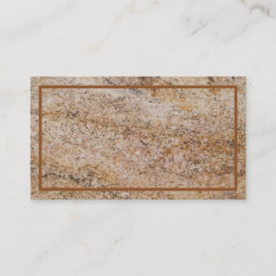 Rusty Marble Textured Business Card Visitenkarte