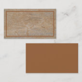Rusty Marble Textured Business Card Visitenkarte (Vorne/Hinten)