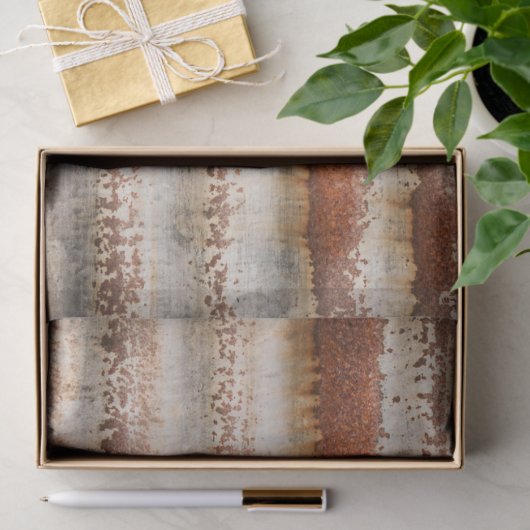 Rusty Metal Background Seidenpapier (Geschenk)