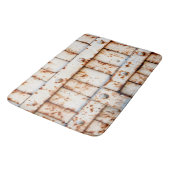 Rusty Metal - Funny Cool Badematte (Schrägansicht)