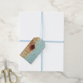 Rusty Metal Geschenkanhänger (Mit Garn)