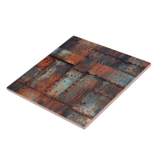 Rusty Metal Keramik Tile Fliese (Seite)