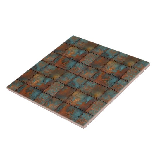 Rusty Metal Keramik Tile Fliese (Seite)