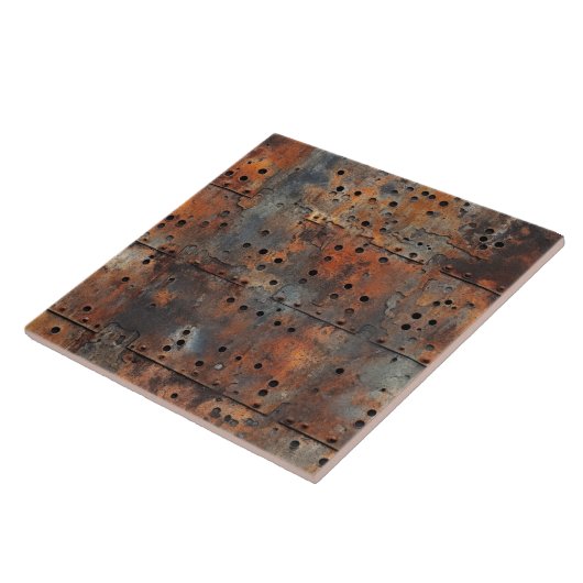 Rusty Metal Keramik Tile Fliese (Seite)