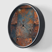 Rusty Metal Panels Uhr (Winkel)