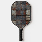Rusty Metal Pickleball Paddle (Rückseite)