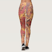 Rusty Metal - Power Yoga Leggings (Rückseite)