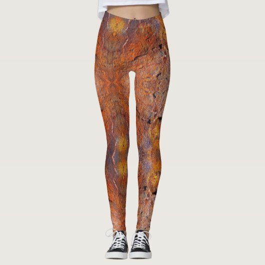 Rusty Metal - Power Yoga Leggings (Vorderseite)