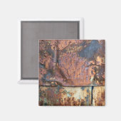 Rusty Metal Side Altes Gebäude Magnet (Vorderseite/Rückseite)