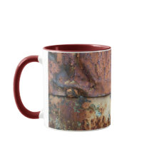 Rusty Metal Siding Altes industrielles Gebäude Det