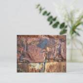 Rusty Metal Siding Altes industrielles Gebäude Postkarte (Stehend Vorderseite)