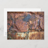 Rusty Metal Siding Altes industrielles Gebäude Postkarte (Vorne/Hinten)