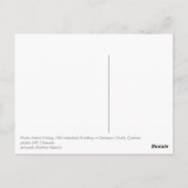 Rusty Metal Siding Altes industrielles Gebäude Postkarte (Rückseite)