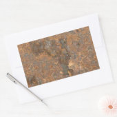 Rusty Metal Textur Rechteckiger Aufkleber (Umschlag)