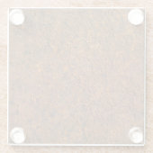 Rusty Metal: Texturierte Eisen Ästhetik. Glasuntersetzer (Rückseite)