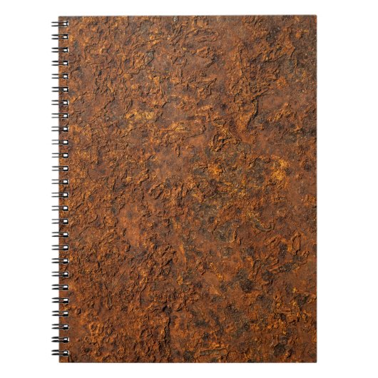 Rusty Metal: Texturierte Eisen Ästhetik. Notizblock (Vorderseite)