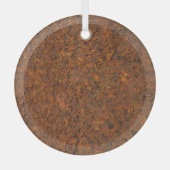 Rusty Metal: Texturierte Eisen Ästhetik. Ornament Aus Glas (Vorderseite)