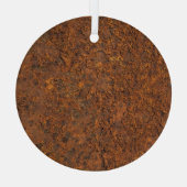 Rusty Metal: Texturierte Eisen Ästhetik. Ornament Aus Glas (Rückseite)