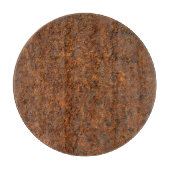 Rusty Metal: Texturierte Eisen Ästhetik. Schneidebrett (Vorderseite)