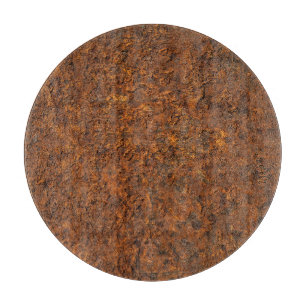 Rusty Metal: Texturierte Eisen Ästhetik. Schneidebrett