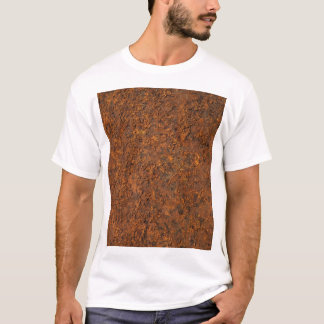 Rusty Metal: Texturierte Eisen Ästhetik. T-Shirt