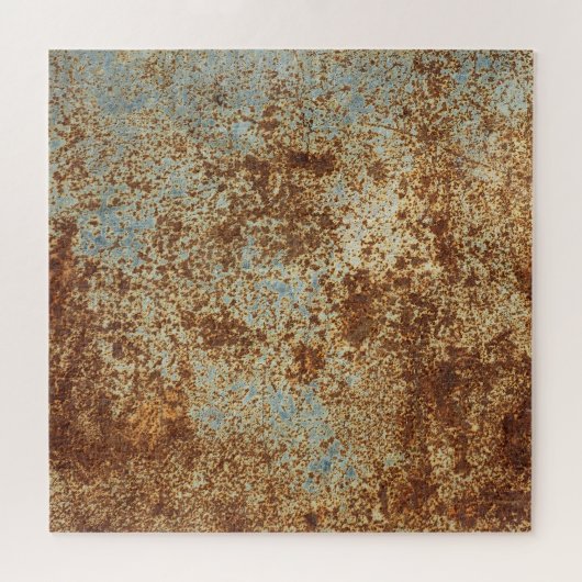 Rusty Metal: Texturierte Panel Hintergrund. Puzzle (Horizontal)